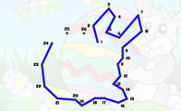 Ligue os pontos - Páscoa