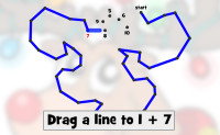 Christmas Math till 10 Line puzzles